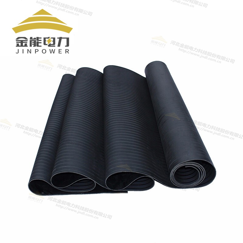 3-6mm均勻條紋防滑絕緣膠墊