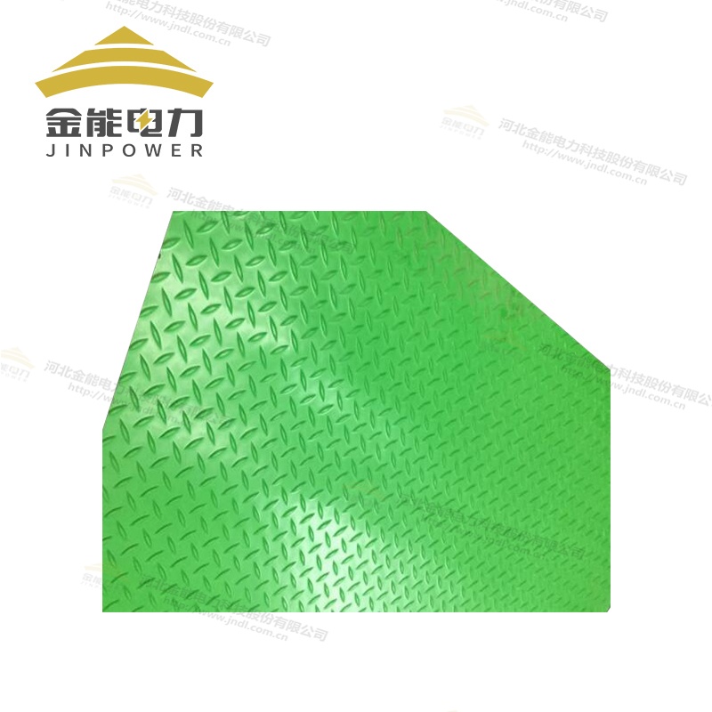 3-6mm綠色柳葉紋絕緣膠墊